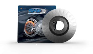 Porsche Cayenne S Brake Rotor (1) - Right Front - SHW Performance - Smooth Monobloc - `19-`23